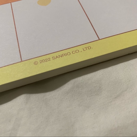 Yellow Pompompurin Sanrio Weekly Planner Pad - Picture 11 of 13